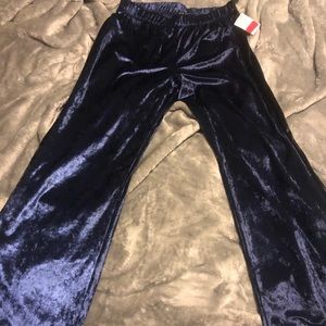 Velvet Flare Pants